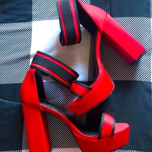 Red Black Heels